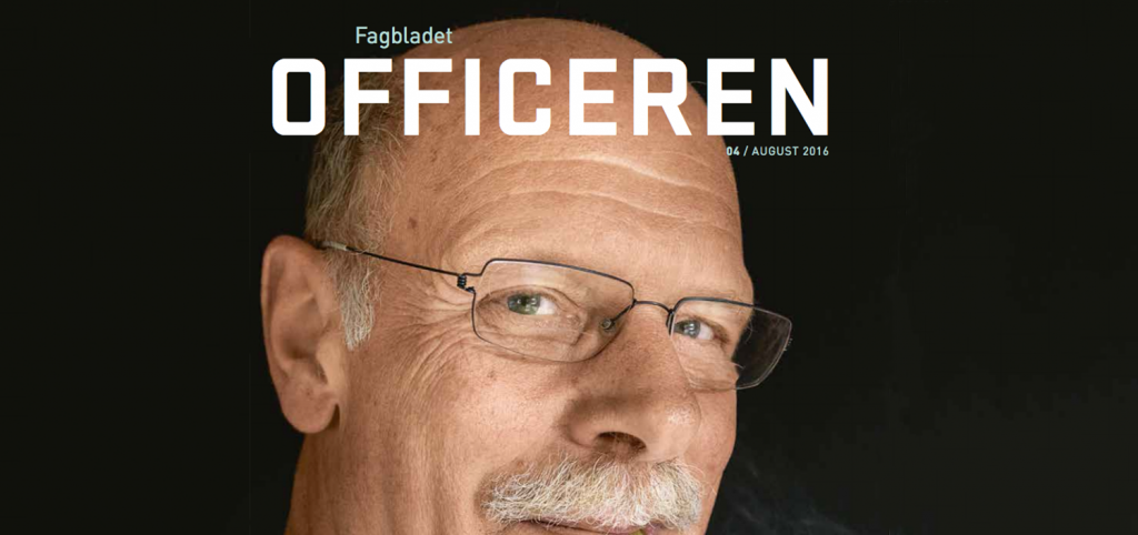 VELKOMMEN HJEM er i bladet “Officeren”