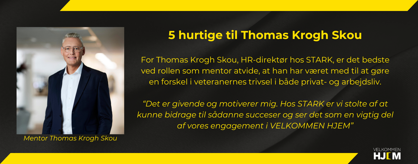 5 hurtige til Thomas Krogh Skou